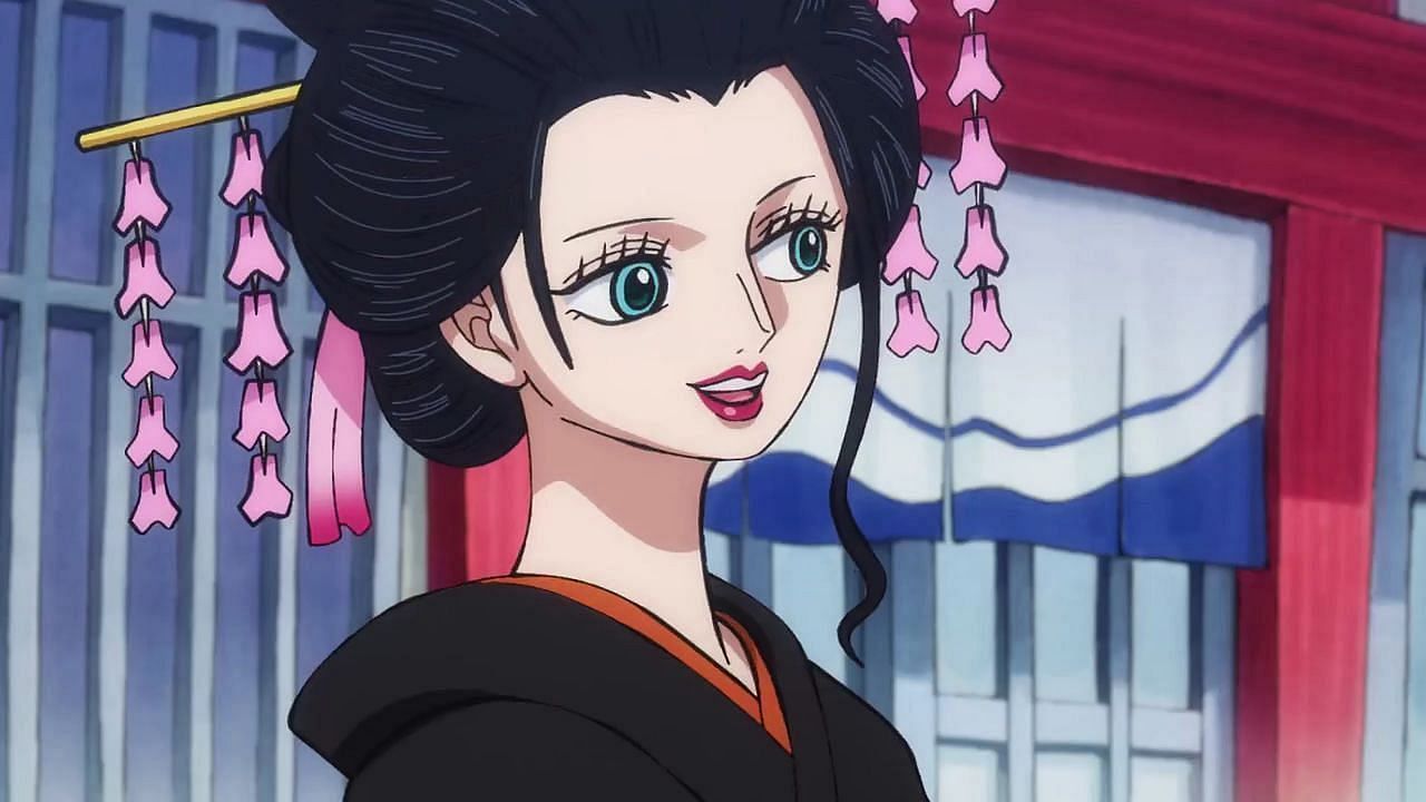 Robin as seen during the anime's Wano arc (Image via Toei Animation)